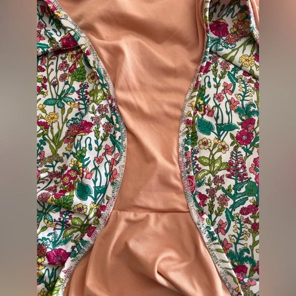 J.Crew Ruffle One-Shoulder One-Piece Swimsuit in Liberty® fabric Size 16 - Picture 9 of 12